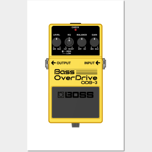 Boss ODB-3 Bass OverDrive Guitar Effect Pedal Posters and Art